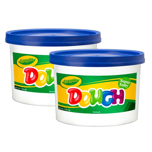 Modeling Dough, Blue, 3 lb. Bucket, PK2